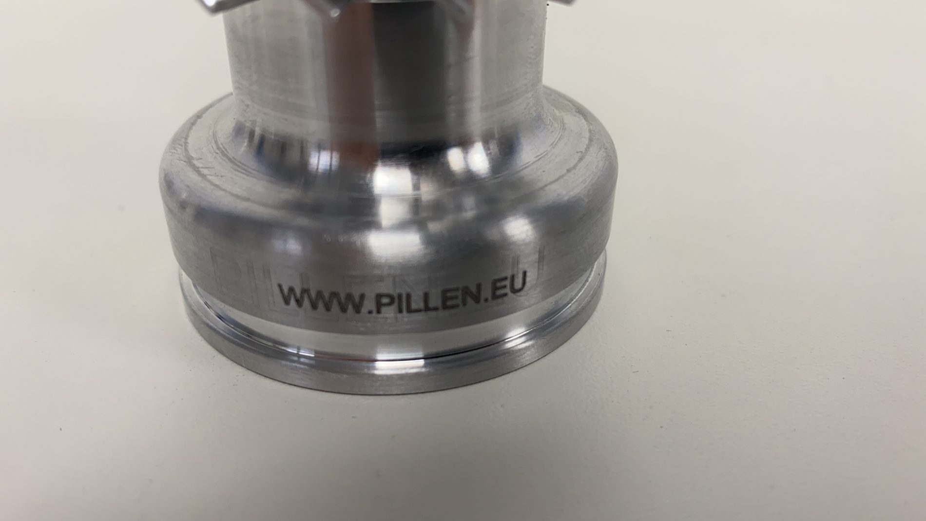 Laser engraving the penholder