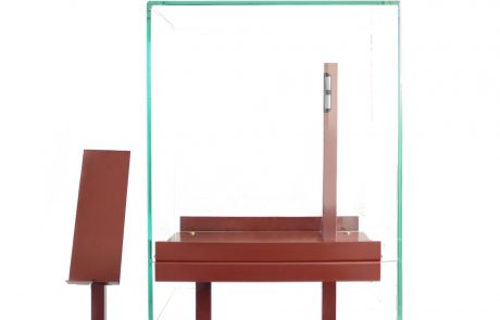 In beeld een display design vitrinekast.