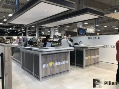 Pillen Checkouts Plafondelementen 11 Lichtgewicht plug & play plafondelementen