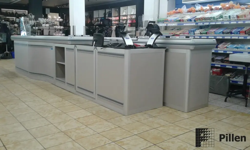 Pillen Checkouts PKT0304 3 dubbel afrekensysteem