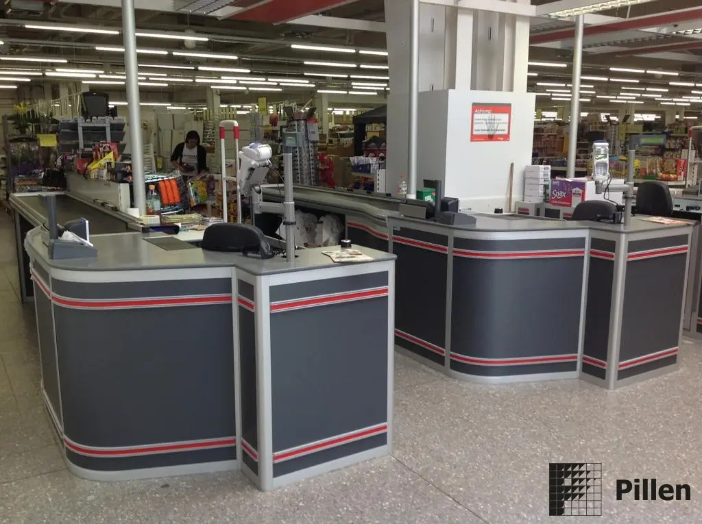 Pillen Checkouts PTK02 6 Enkel kassameubel op maat