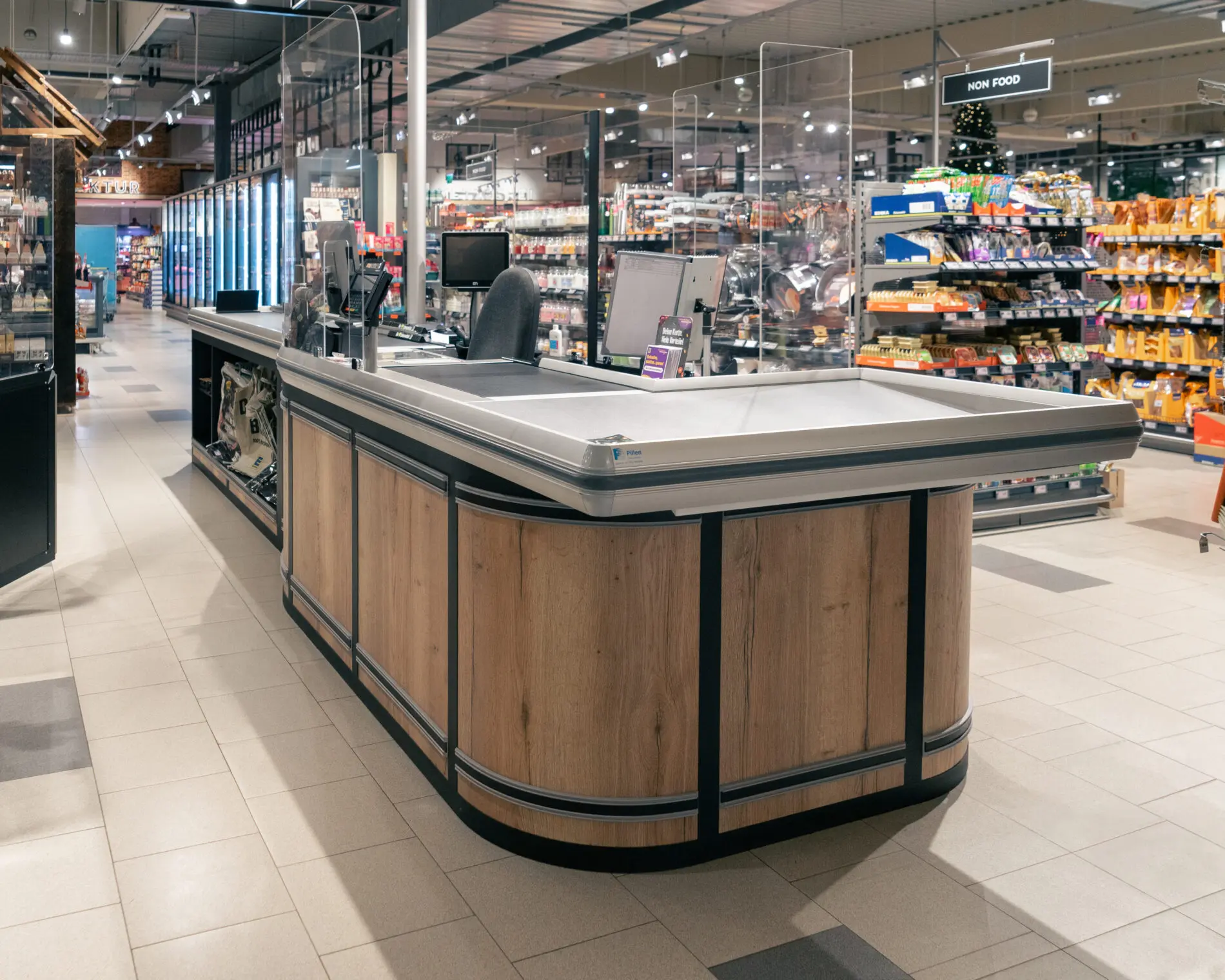 Enkel Kassameubel 05 Supermarkt Pillen Checkout Systems 2