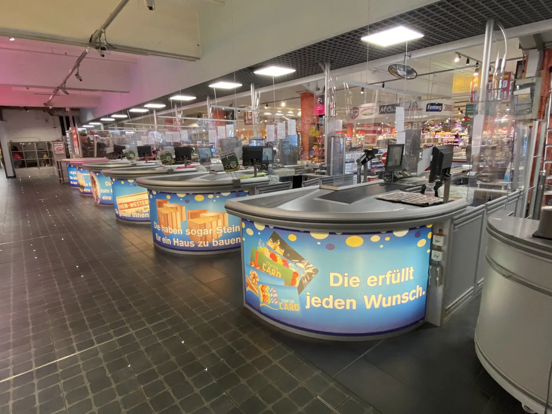 Kassameubelen Enkel 04 Warenhuis Supermarkt Pillen Checkout Systems