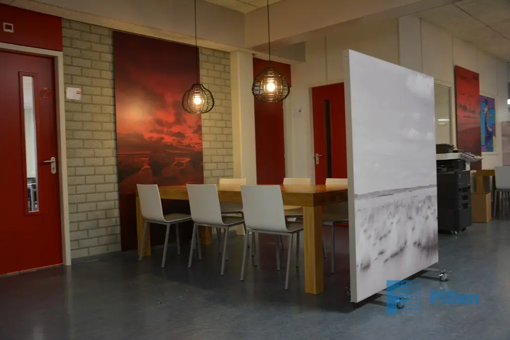 Scheidingswand Mobiel Afscherming Akoestiek Drenthe College School Onderwijs Scheidingswand Mobiel Afscherming Akoestiek Drenthe College School Onderwijs
