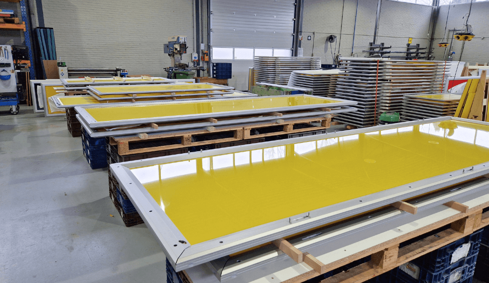 Aluminium Extrusieprofiel Waterdichte Bewegwijzering Luchthaven Productie Assemblage Pillen Projects AAS International