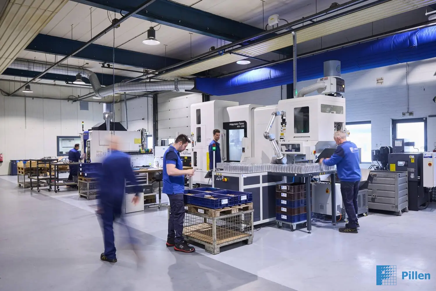 Cobot Aangestuurd Bewerkingscentra Nakamura Fijnmechanische Verspaning Pillen Group Cobot Aangestuurd Bewerkingscentra Nakamura Fijnmechanische Verspaning Pillen Group