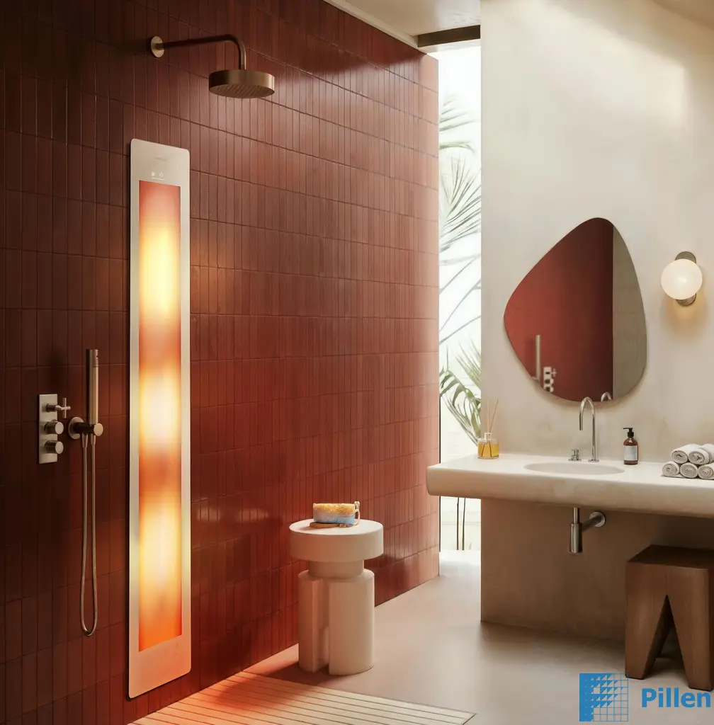 Warmte douche Sunshower produced byPillen Sheet Metal Work Warmte douche Sunshower produced byPillen Sheet Metal Work